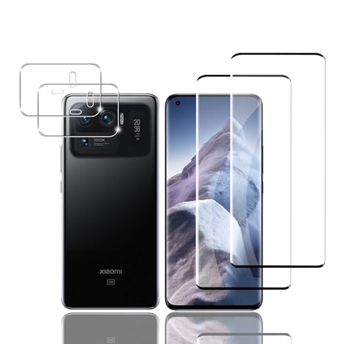 Kziwii 2+2 Stück Schutzfolie für Xiaomi Mi 11 Ultra Panzer Schutz Glas, 2 Panzerfolie und 2 Kamera Schutzglas,HD Displayschutzfolie, 9H Härte, Anti-Kratz, Anti-Bläschen für Xiaomi Mi 11 Ultra Kziwii 2+2 Stück Schutzfolie für Xiaomi Mi 11 Ultra Panzer Schutz Glas, 2 Panzerfolie und 2 Kamera Schutzglas,HD Displayschutzfolie, 9H Härte, Anti-Kratz, Anti-Bläschen für Xiaomi Mi 11 Ultra von Kziwii