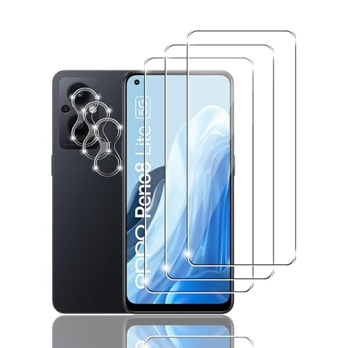 Kziwii 3+3 Stück Schutzfolie für Oppo Reno8 Lite 5G Panzer Schutz Glas, 3 Panzerfolie und 3 Kamera Schutzglas,HD Displayschutzfolie, 9H Härte, Anti-Kratz, Anti-Bläschen für Oppo Reno8 Lite 5G Kziwii 3+3 Stück Schutzfolie für Oppo Reno8 Lite 5G Panzer Schutz Glas, 3 Panzerfolie und 3 Kamera Schutzglas,HD Displayschutzfolie, 9H Härte, Anti-Kratz, Anti-Bläschen für Oppo Reno8 Lite 5G von Kziwii