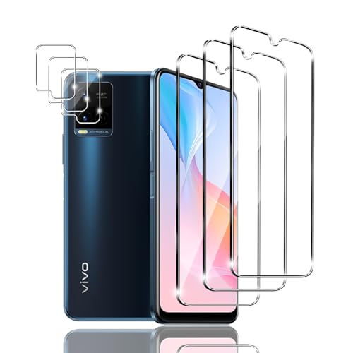 Kziwii 3+3 Stück Schutzfolie für Vivo Y21 Panzer Schutz Glas, 3 Panzerfolie und 3 Kamera Schutzglas,HD Displayschutzfolie, 9H Härte, Anti-Kratz, Anti-Bläschen für Vivo Y21 Kziwii 3+3 Stück Schutzfolie für Vivo Y21 Panzer Schutz Glas, 3 Panzerfolie und 3 Kamera Schutzglas,HD Displayschutzfolie, 9H Härte, Anti-Kratz, Anti-Bläschen für Vivo Y21 von Kziwii