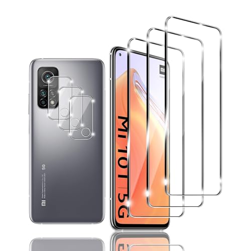 Kziwii 3+3 Stück Schutzfolie für Xiaomi Mi 10T 5G Panzer Schutz Glas, 3 Panzerfolie und 3 Kamera Schutzglas,HD Displayschutzfolie, 9H Härte, Anti-Kratz, Anti-Bläschen für Xiaomi Mi 10T 5G Kziwii 3+3 Stück Schutzfolie für Xiaomi Mi 10T 5G Panzer Schutz Glas, 3 Panzerfolie und 3 Kamera Schutzglas,HD Displayschutzfolie, 9H Härte, Anti-Kratz, Anti-Bläschen für Xiaomi Mi 10T 5G von Kziwii