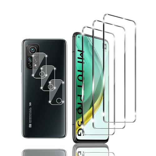 Kziwii 3+3 Stück Schutzfolie für Xiaomi Mi 10T Pro 5G Panzer Schutz Glas, 3 Panzerfolie und 3 Kamera Schutzglas,HD Displayschutzfolie, 9H Härte, Anti-Kratz, Anti-Bläschen für Xiaomi Mi 10T Pro 5G Kziwii 3+3 Stück Schutzfolie für Xiaomi Mi 10T Pro 5G Panzer Schutz Glas, 3 Panzerfolie und 3 Kamera Schutzglas,HD Displayschutzfolie, 9H Härte, Anti-Kratz, Anti-Bläschen für Xiaomi Mi 10T Pro 5G von Kziwii
