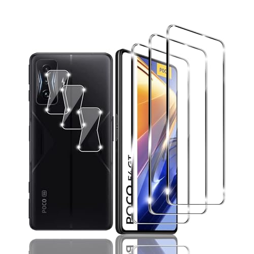 Kziwii 3+3 Stück Schutzfolie für Xiaomi Poco F4 GT Panzer Schutz Glas, 3 Panzerfolie und 3 Kamera Schutzglas,HD Displayschutzfolie, 9H Härte, Anti-Kratz, Anti-Bläschen für Xiaomi Poco F4 GT Kziwii 3+3 Stück Schutzfolie für Xiaomi Poco F4 GT Panzer Schutz Glas, 3 Panzerfolie und 3 Kamera Schutzglas,HD Displayschutzfolie, 9H Härte, Anti-Kratz, Anti-Bläschen für Xiaomi Poco F4 GT von Kziwii