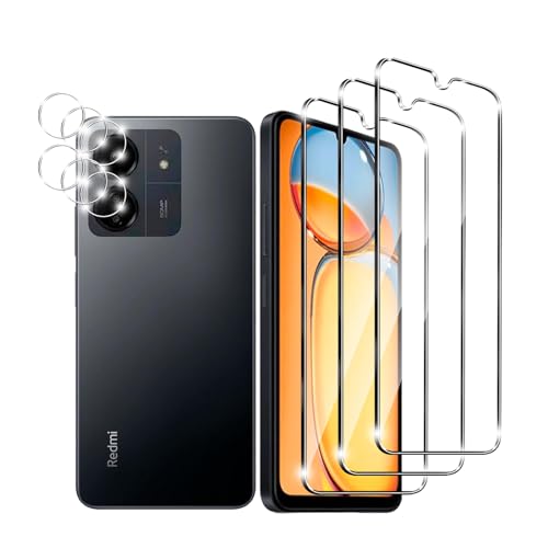 Kziwii 3+3 Stück Schutzfolie für Xiaomi Redmi 13C Panzer Schutz Glas, 3 Panzerfolie und 3 Kamera Schutzglas,HD Displayschutzfolie, 9H Härte, Anti-Bläschen für Xiaomi Redmi 13C Kziwii 3+3 Stück Schutzfolie für Xiaomi Redmi 13C Panzer Schutz Glas, 3 Panzerfolie und 3 Kamera Schutzglas,HD Displayschutzfolie, 9H Härte, Anti-Bläschen für Xiaomi Redmi 13C von Kziwii