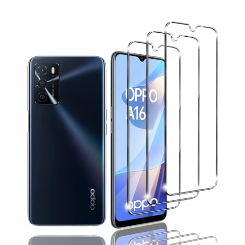 Kziwii 3 Stück Schutzfolie für OPPO A16 Panzer Schutz Glas, Panzerfolie, Schutzglas, HD Displayschutzfolie, 9H Härte, Anti-Kratz, Anti-Bläschen für OPPO A16 Kziwii 3 Stück Schutzfolie für OPPO A16 Panzer Schutz Glas, Panzerfolie, Schutzglas, HD Displayschutzfolie, 9H Härte, Anti-Kratz, Anti-Bläschen für OPPO A16 von Kziwii