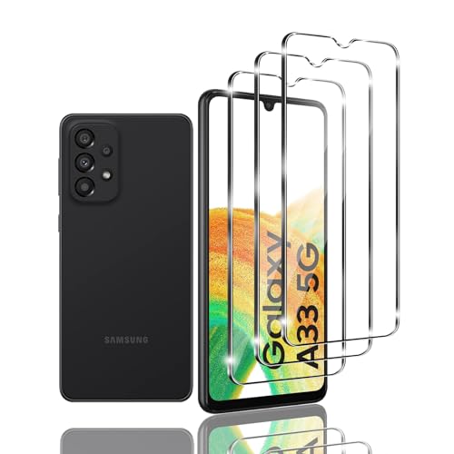 Kziwii 3 Stück Schutzfolie für Samsung Galaxy A33 5G Panzer Schutz Glas, Panzerfolie, Schutzglas, HD Displayschutzfolie, 9H Härte, Anti-Kratz, Anti-Bläschen für Samsung Galaxy A33 5G Kziwii 3 Stück Schutzfolie für Samsung Galaxy A33 5G Panzer Schutz Glas, Panzerfolie, Schutzglas, HD Displayschutzfolie, 9H Härte, Anti-Kratz, Anti-Bläschen für Samsung Galaxy A33 5G von Kziwii