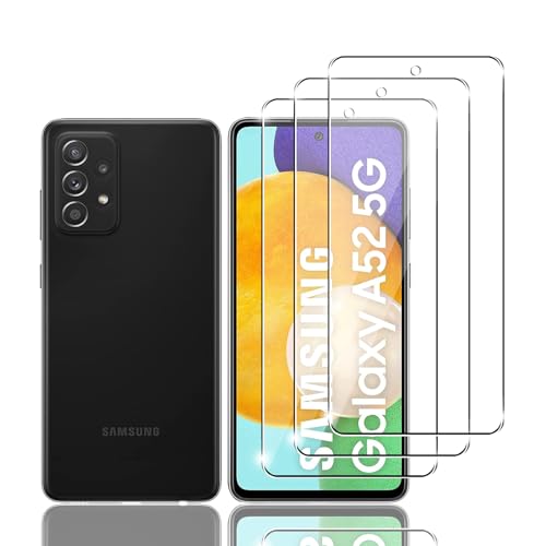 Kziwii 3 Stück Schutzfolie für Samsung Galaxy A52 5G Panzer Schutz Glas, Panzerfolie, Schutzglas, HD Displayschutzfolie, 9H Härte, Anti-Kratz, Anti-Bläschen für Samsung Galaxy A52 5G Kziwii 3 Stück Schutzfolie für Samsung Galaxy A52 5G Panzer Schutz Glas, Panzerfolie, Schutzglas, HD Displayschutzfolie, 9H Härte, Anti-Kratz, Anti-Bläschen für Samsung Galaxy A52 5G von Kziwii