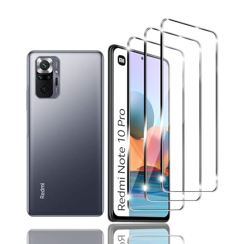 Kziwii 3 Stück Schutzfolie für Xiaomi Redmi Note 10 Pro Panzer Schutz Glas, Panzerfolie, Schutzglas, HD Displayschutzfolie, 9H Härte, Anti-Kratz, Anti-Bläschen für Xiaomi Redmi Note 10 Pro Kziwii 3 Stück Schutzfolie für Xiaomi Redmi Note 10 Pro Panzer Schutz Glas, Panzerfolie, Schutzglas, HD Displayschutzfolie, 9H Härte, Anti-Kratz, Anti-Bläschen für Xiaomi Redmi Note 10 Pro von Kziwii