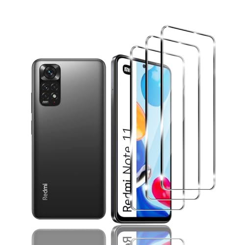 Kziwii 3 Stück Schutzfolie für Xiaomi Redmi Note 11 Panzer Schutz Glas, Panzerfolie, Schutzglas, HD Displayschutzfolie, 9H Härte, Anti-Kratz, Anti-Bläschen für Xiaomi Redmi Note 11 Kziwii 3 Stück Schutzfolie für Xiaomi Redmi Note 11 Panzer Schutz Glas, Panzerfolie, Schutzglas, HD Displayschutzfolie, 9H Härte, Anti-Kratz, Anti-Bläschen für Xiaomi Redmi Note 11 von Kziwii