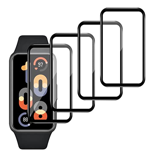Kziwii 4 Stück Schutzfolie Displayschutzfolie für HUAWEI Band 6 Protective Film, 3D Vollständige Abdeckung, Anti-Kratz, Blasenfrei, Panzerfolie für HUAWEI Band 6 Kziwii 4 Stück Schutzfolie Displayschutzfolie für HUAWEI Band 6 Protective Film, 3D Vollständige Abdeckung, Anti-Kratz, Blasenfrei, Panzerfolie für HUAWEI Band 6 von Kziwii