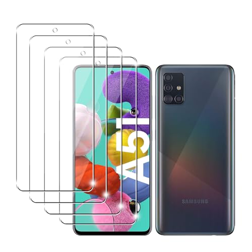 Kziwii 4 Stück Schutzfolie für Samsung Galaxy A51 Panzer Schutz Glas, Panzerfolie, Schutzglas, HD Displayschutzfolie, 9H Härte, Anti-Kratz, Anti-Bläschen für Samsung Galaxy A51 Kziwii 4 Stück Schutzfolie für Samsung Galaxy A51 Panzer Schutz Glas, Panzerfolie, Schutzglas, HD Displayschutzfolie, 9H Härte, Anti-Kratz, Anti-Bläschen für Samsung Galaxy A51 von Kziwii