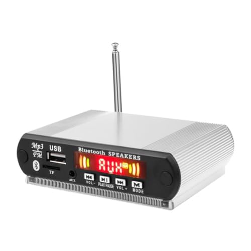 Kznifmk Bluetooth MP3-Player-Decoder-Board mit FM-Radio, USB, TF, Kabellose Audio- und Freisprechfunktion, Fernbedienung B Kznifmk Bluetooth MP3-Player-Decoder-Board mit FM-Radio, USB, TF, Kabellose Audio- und Freisprechfunktion, Fernbedienung B von Kznifmk