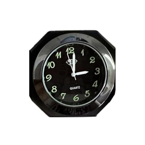 Kznifmk Motorraduhr, Wasserdichte Halterung, Quarzuhr, Leuchtende Uhr für 22-28 mm Lenker, Styling Schwarz Kznifmk Motorraduhr, Wasserdichte Halterung, Quarzuhr, Leuchtende Uhr für 22-28 mm Lenker, Styling Schwarz von Kznifmk
