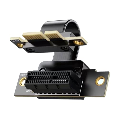 Kznifmk Riser-Kabel Dual 90 Grad Rechter Mini Slot DMA Board Boot Card Adapter Kabel Soundkarte Erfassungskarte 10CM von Kznifmk