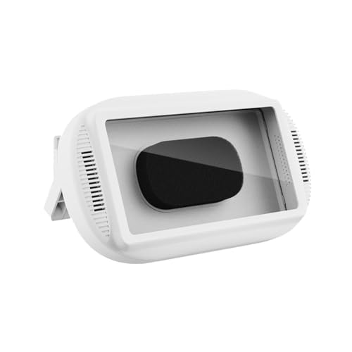 Kznifmk Telefonhalter für die Dusche mit Lautsprecher, 360° Drehbar, Wandhalterung für die Dusche, wasserdichte, Beschlagfreie Duschhülle für Telefone von Kznifmk