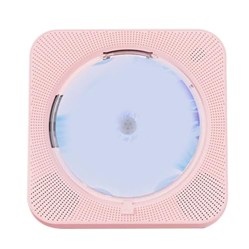 Kznifmk Tragbarer CD-Player -718 mit Bluetooth, Dual-Lautsprechern, FM-Radio, USB, Kopfhöreranschluss, Stereo-Sound in Pink, EU-Stecker Kznifmk Tragbarer CD-Player -718 mit Bluetooth, Dual-Lautsprechern, FM-Radio, USB, Kopfhöreranschluss, Stereo-Sound in Pink, EU-Stecker von Kznifmk