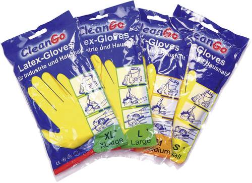 CleanGo L+D 1460-10 Naturlatex Arbeitshandschuh Größe (Handschuhe): 10, XL 1 Paar von L+D CleanGo