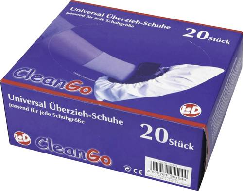 CleanGo L+D 25194 Überziehschuhe Größe=Unisize Weiß von L+D CleanGo
