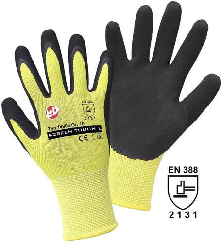 Griffy L+D SCREEN TOUCH L 14906-9 Nylon Arbeitshandschuh Größe (Handschuhe): 9, L EN 388 CAT II 1St. von L+D Griffy