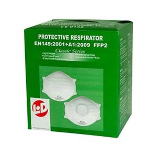 Upixx L+D 26182 Feinstaubmaske ohne Ventil FFP2 D 20 St. EN 149:2001, EN 149:2009 DIN 149:2001, DIN von L+D Upixx