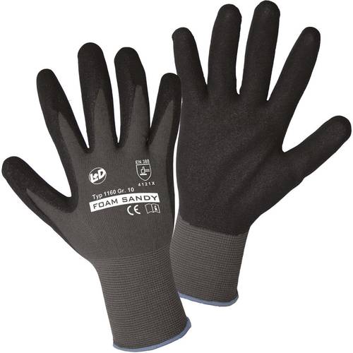 Worky L+D FOAM SANDY 1160-10 Nylon Arbeitshandschuh Größe (Handschuhe): 10, XL EN 388:2016 CAT II von L+D worky