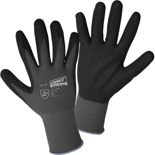Worky L+D FOAM SANDY 1160-7 Nylon Arbeitshandschuh Größe (Handschuhe): 7, S EN 388 CAT II 1 Paar von L+D worky