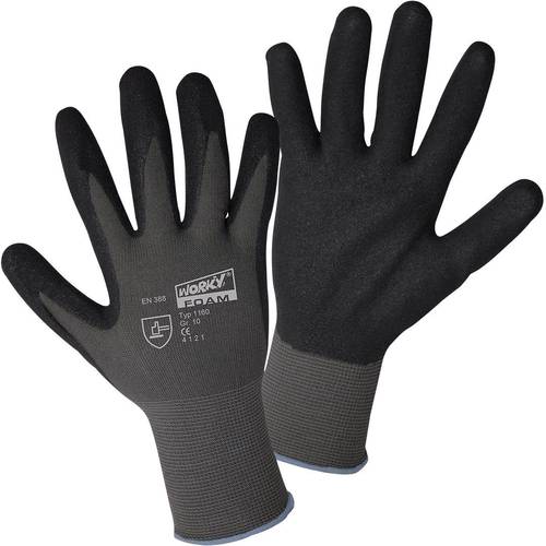 Worky L+D FOAM SANDY 1160-8 Nylon Arbeitshandschuh Größe (Handschuhe): 8, M EN 388 CAT II 1 Paar von L+D worky