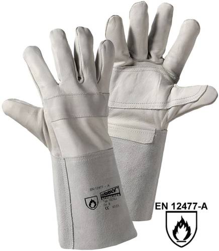 Worky L+D RAZZO-jnr. 1826J Rindnarbenleder Schweißerhandschuh Größe (Handschuhe): 8, M EN 12477-A von L+D worky