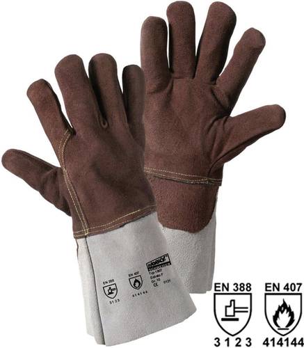 Worky L+D SABATO 1807 Spaltleder Hitzeschutzhandschuh Größe (Handschuhe): Universalgröße EN 397 von L+D worky