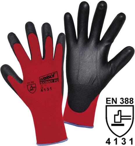 Worky L+D SKINNY PU 1177-9 Nylon Arbeitshandschuh Größe (Handschuhe): 9, L EN 388 CAT II 1 Paar von L+D worky