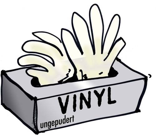 L+D 14695-10 100 St. Vinyl Einweghandschuh Größe (Handschuhe): 10, XL von L+D