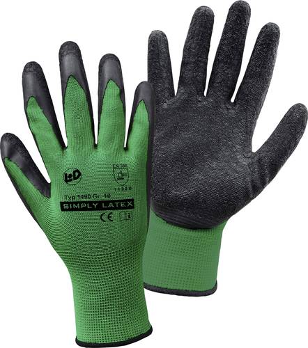 L+D SIMPLY Latex 1490-10 Latex Arbeitshandschuh Größe (Handschuhe): 10 EN 388, EN 13997:1999 ISO 1 von L+D