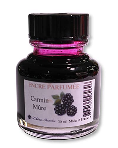 L'Artisan Pastellier: Encre parfumée, Scented Ink, Duftende Füllhaltertinte, 30 ml (‎Carmin mure, black berry carmin) von L'Artisan Pastellier