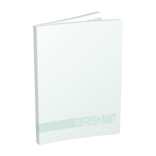 L'ETUDIANT Kalender, Pastellfarben, Wochenansicht, 15 x 21 cm, 2024 – 2025, halbstarr, Fresh Mint von Hamelin