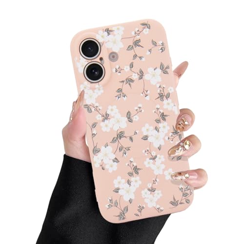 L-FADNUT Magnetisch Handyhülle für iPhone 16 Hülle Kompatibel mit MagSafe, Hochwertiges Flüssig Silikon Schutzhülle Niedliche Blumen Muster Frauen Case für iPhone 16, Rosa L-FADNUT Magnetisch Handyhülle für iPhone 16 Hülle Kompatibel mit MagSafe, Hochwertiges Flüssig Silikon Schutzhülle Niedliche Blumen Muster Frauen Case für iPhone 16, Rosa von L-FADNUT