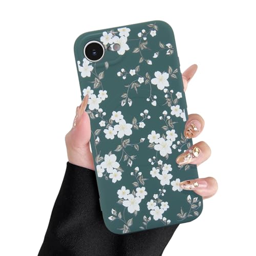 L-FADNUT Magnetisch Handyhülle für iPhone 16e Hülle Kompatibel mit MagSafe, Hochwertiges Flüssig Silikon Schutzhülle Niedliche Blumen Muster Frauen Case für iPhone 16e, Grün L-FADNUT Magnetisch Handyhülle für iPhone 16e Hülle Kompatibel mit MagSafe, Hochwertiges Flüssig Silikon Schutzhülle Niedliche Blumen Muster Frauen Case für iPhone 16e, Grün von L-FADNUT