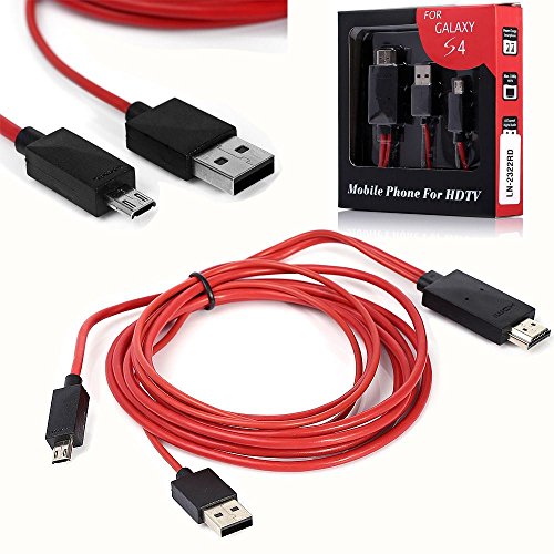 DTV MHL Micro USB auf HDMI 1080P HD TV Adapterkabel für Samsung Galaxy S4 S3 Note 2 von L-FENG-UK