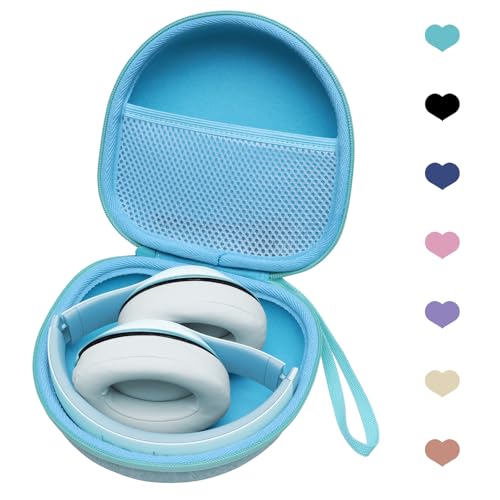 Kopfhörer-Hülle kompatibel mit Beats/JBL/TOZO/BERIBES/KVIDIO Noise Cancelling Over-Ear-Kopfhörern, Mintgrün von L LTGEM
