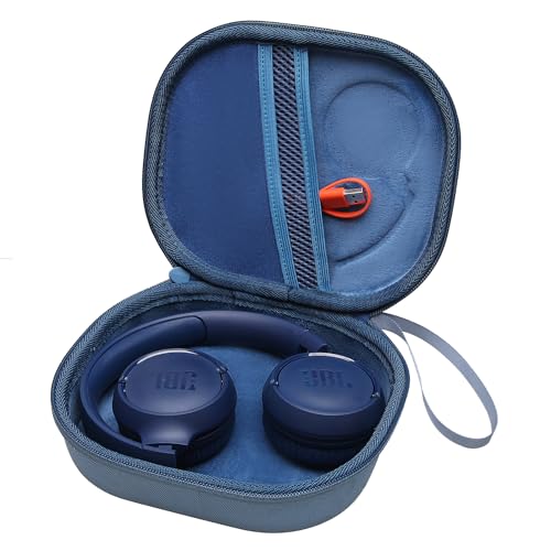 LTGEM Hülle Kompatibel mit JBL Tune 510BT 520BT 500BT 570BT 660NC 710BT 720BT 770NC & Live 460NC 660NC 670NC 770NC 760NC Kopfhörer Blau von L LTGEM