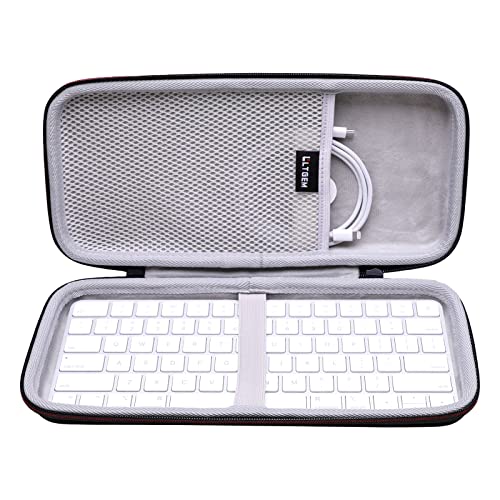 LTGEM EVA-Hartschalenhülle für Apple Magic Keyboard + Magic Mouse + USB-Kabel – Reiseschutz-Aufbewahrungstasche von L LTGEM