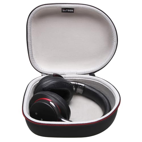LTGEM Hard Headphone Case Travel Storage Bag for Sony, Audio-Technica, Xo Vision, Behringer, Beats, Photive, Philips, Bose, Maxell, Panasonic and More-Black von L LTGEM