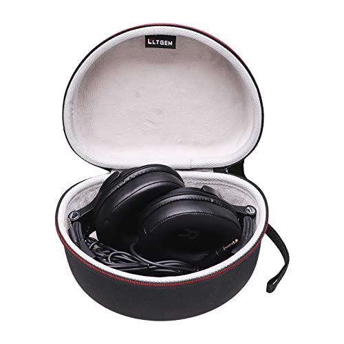 LTGEM Schutzhülle kompatibel mit Raycon The Everyday/Raycon Fitness Over-Ear-Kopfhörern, Schwarz + Grau von L LTGEM