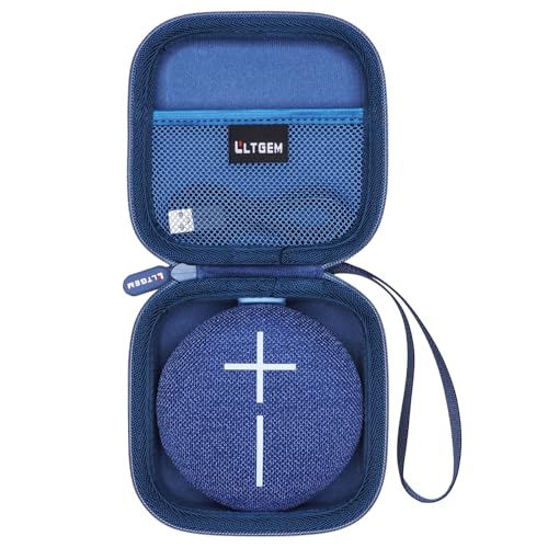 LTGEM Schutzhülle kompatibel mit Ultimate Ears Miniroll Ultra-Portable, wasserdichte Bluetooth-Lautsprecher, Blau (nur Hülle) von L LTGEM