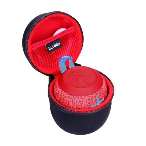 LTGEM Hülle Kompatibel mit Ultimate Ears Wonderboom 4/3/2 Tragbarer wasserdichter Lautsprecher, Rot von L LTGEM