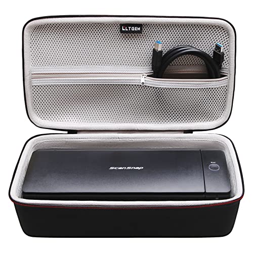 LTGEM Schutzhülle für Fujitsu ScanSnap iX1300 Scanner oder Doxie Pro DX400 Scanner – harte Schutzhülle für Reisen und Aufbewahrung, Grau von L LTGEM