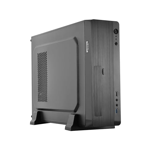 L-LINK ATX Slim PC-Gehäuse mit USB 3.0 Frontal | Netzteil 500 W | PC-Tower mit elegantem und langlebigem Design | Kompaktes Computergehäuse Modell: Magna von L-Link