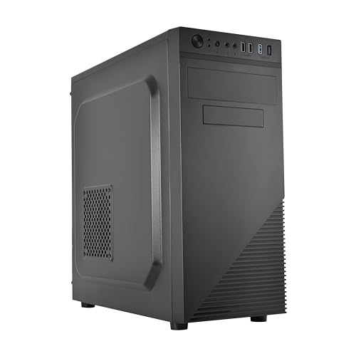 L-link Semitorre-Gehäuse/Micro-ATX Atria C/USB3.0 Netzteil, Schwarz von L-Link