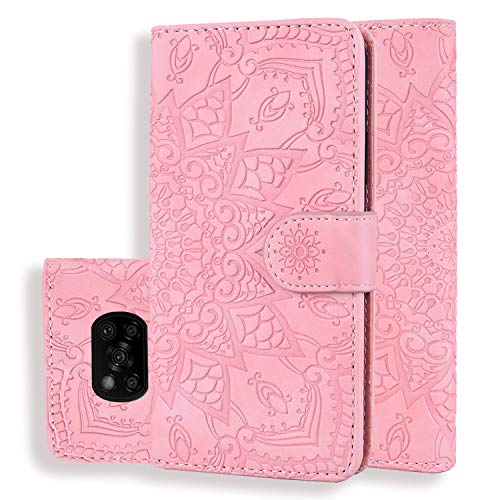 Handyhülle für Xiaomi Poco X3 NFC/Poco X3 Pro Hülle Leicht PU Leder Schutzhülle Flip Brieftasche Case Cover mit Tasche Magnetschnalle, Klapphülle für Xiaomi Poco X3 NFC/Poco X3 Pro, Rosa Handyhülle für Xiaomi Poco X3 NFC/Poco X3 Pro Hülle Leicht PU Leder Schutzhülle Flip Brieftasche Case Cover mit Tasche Magnetschnalle, Klapphülle für Xiaomi Poco X3 NFC/Poco X3 Pro, Rosa von L&Btech