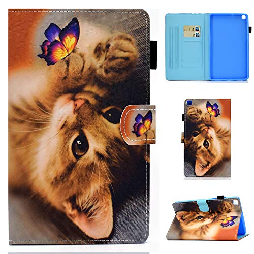 Hülle für Samsung Galaxy Tab A7 Lite 8,7 Zoll 2021 Schutzhülle SM-T220/T225 Leichte PU Leder Flip Cover Case Ständhülle mit Kartentasche Stifthalter, für Galaxy Tab A7 Lite 8,7, Süßes Muster Hülle für Samsung Galaxy Tab A7 Lite 8,7 Zoll 2021 Schutzhülle SM-T220/T225 Leichte PU Leder Flip Cover Case Ständhülle mit Kartentasche Stifthalter, für Galaxy Tab A7 Lite 8,7, Süßes Muster von L&Btech
