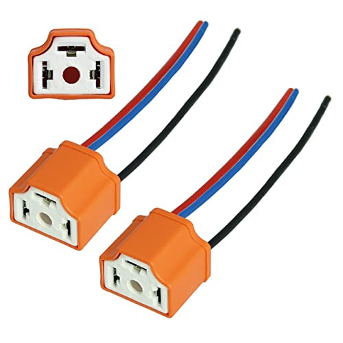 L & P Car Design 2x H4 Lampen Stecker Fassung Sockel Keramik Lampenfassung Lampensockel Lampenstecker P43t mit Kabell für Lampen Glühlampen Glühbirnen L & P Car Design 2x H4 Lampen Stecker Fassung Sockel Keramik Lampenfassung Lampensockel Lampenstecker P43t mit Kabell für Lampen Glühlampen Glühbirnen von L & P Car Design