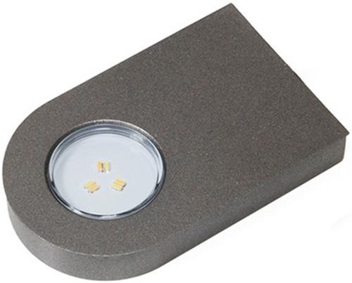 L&s Anbauleuchte Glaspoint Warmweiß od.Emotion 12 V 0,8 W Rahmen von L&s
